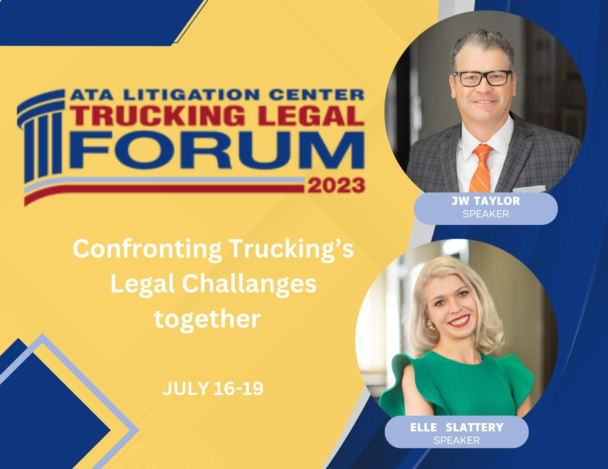 American Trucking Association’s Legal Forum in California