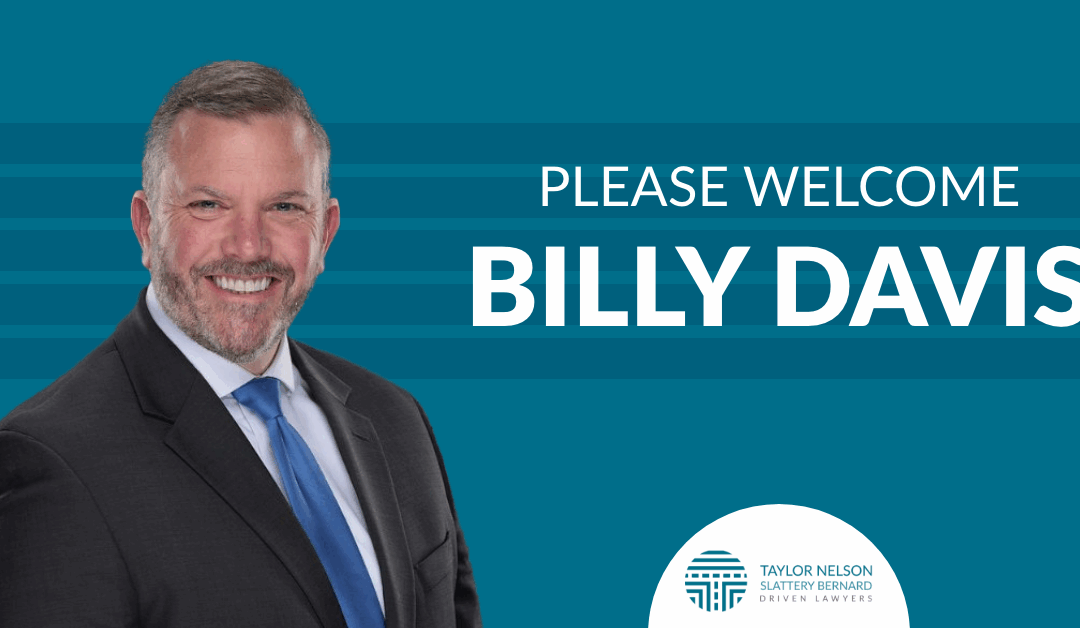 Introducing new TNSB Partner-Billy Davis!