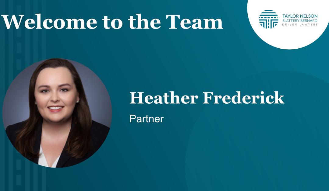 Welcome, Heather Frederick